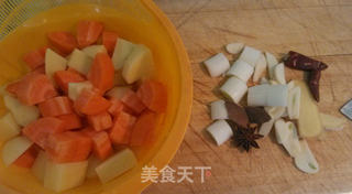 牛腩红烧蔬菜的做法步骤:6