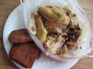 茨菰扣鸡肉的做法步骤:4