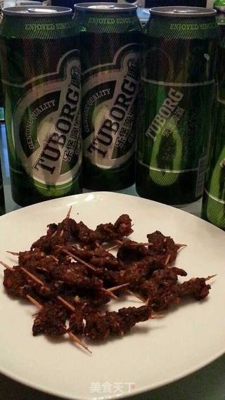 牙签牛肉的做法步骤:7
