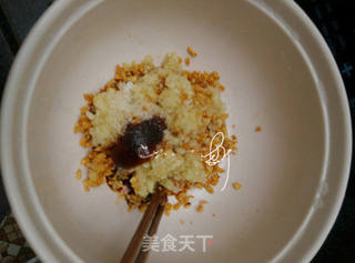 蒜茸粉丝蒸开背虾的做法步骤:6