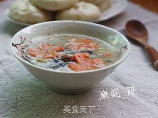 菜干咸猪骨粥的做法步骤:6