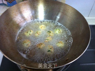 白萝卜豆渣丸子的做法步骤:12