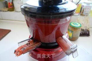 鲜榨西瓜汁的做法步骤:5