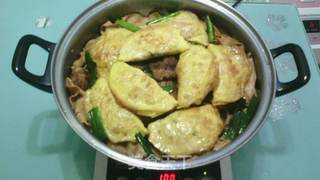 干锅蛋饺排骨。的做法步骤:14