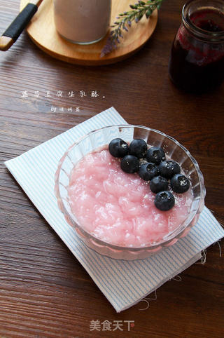【蓝莓豆腐生乳酪】:简单快手的健康小点的做法步骤:8