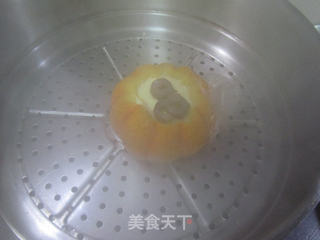金瓜海参蛋羹的做法步骤:10