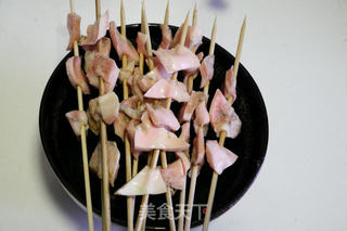 烤牛心管的做法步骤:4