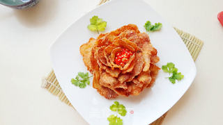 花开富贵牡丹鱼片的做法步骤:7
