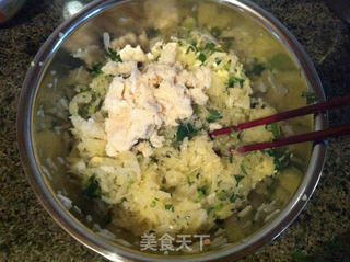 白萝卜豆渣丸子的做法步骤:9