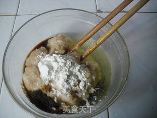 鸡肉蔬菜丸子的做法步骤:5
