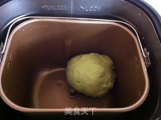 菜汁面包的做法步骤:3