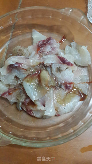花开富贵牡丹鱼片的做法步骤:4
