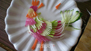 五彩金鸡~拌沙拉的做法步骤:9