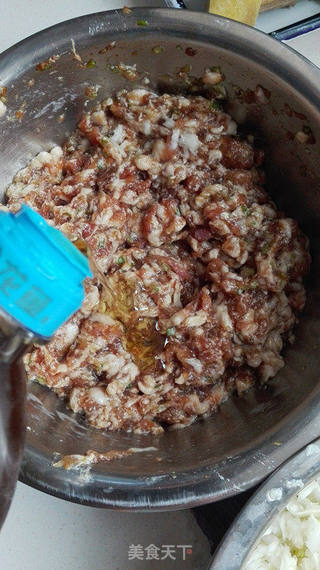 白菜猪肉水饺的做法步骤:9