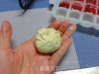 自制草莓包的做法步骤:11