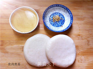 桂花蜜糖年糕的做法步骤：1