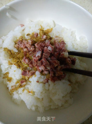 腊肠饭团的做法步骤:3