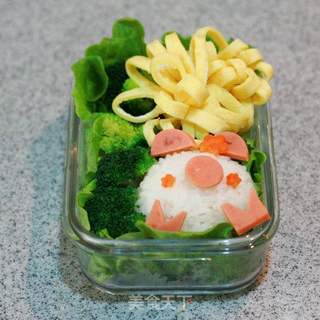 可爱美食惹人爱-----小猪猪便当的做法步骤:10