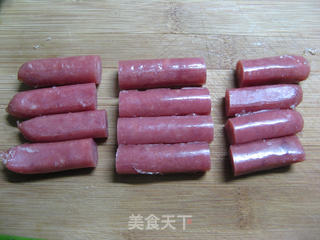 冰草炸香肠的做法步骤:2