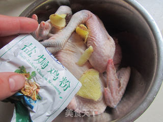 盐焗鸡的做法步骤:2