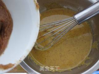 红糖红枣戚风蛋糕的做法步骤:4