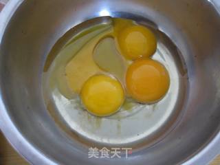 红糖红枣戚风蛋糕的做法步骤:3