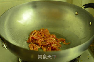 青椒肉丝的做法步骤:8