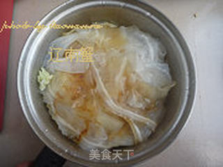 白菜炖豆腐的做法步骤:11