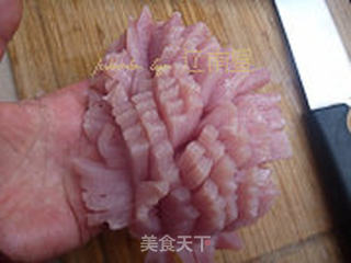 糖醋菊花里脊的做法步骤:4