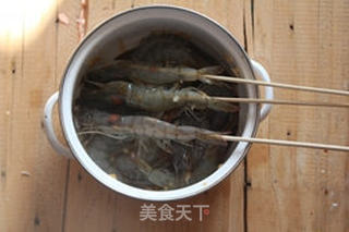 孜然烤虾的做法步骤:3