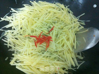 酸辣土豆丝的做法步骤:6