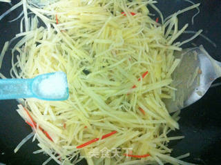 酸辣土豆丝的做法步骤:7