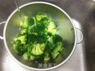 西兰花肉片煲的做法步骤:9