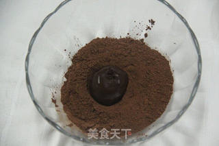 情人节礼物的分享——松露巧克力的做法步骤:8