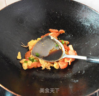 番茄炒蛋的做法步骤:7