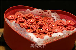 玫瑰花饼干的做法步骤:15