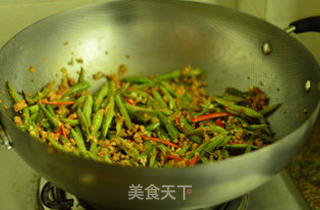 肉沫豆角丝的做法步骤:13