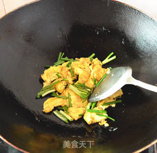 香葱炒蛋的做法步骤:8