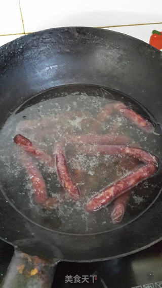 春节不可少的自制脆肠的做法步骤:5