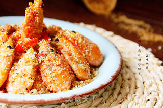 【椰香避风塘炒虾】:极致香酥好味道的做法步骤:13