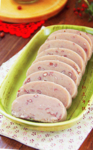 【自制红豆年糕】:年味十足年年高的做法步骤:16