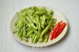 肉沫豆角丝的做法步骤:4