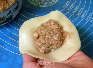 五福临门——鲜肉榨菜酥饼的做法步骤:12