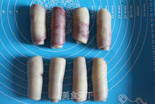 紫薯蛋黄酥的做法步骤:12