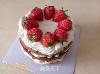 最美的情书--草莓裸蛋糕的做法步骤:10