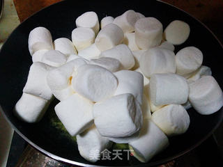 花生牛轧糖-棉花糖版的做法步骤:8