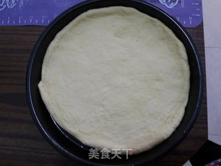 土豆火腿番茄披萨的做法步骤:7