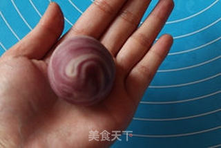 紫薯蛋黄酥的做法步骤:19