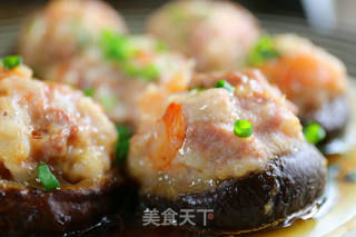 百花酿鲜菇的做法步骤:12