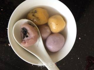 鸳鸯汤圆的做法步骤:16